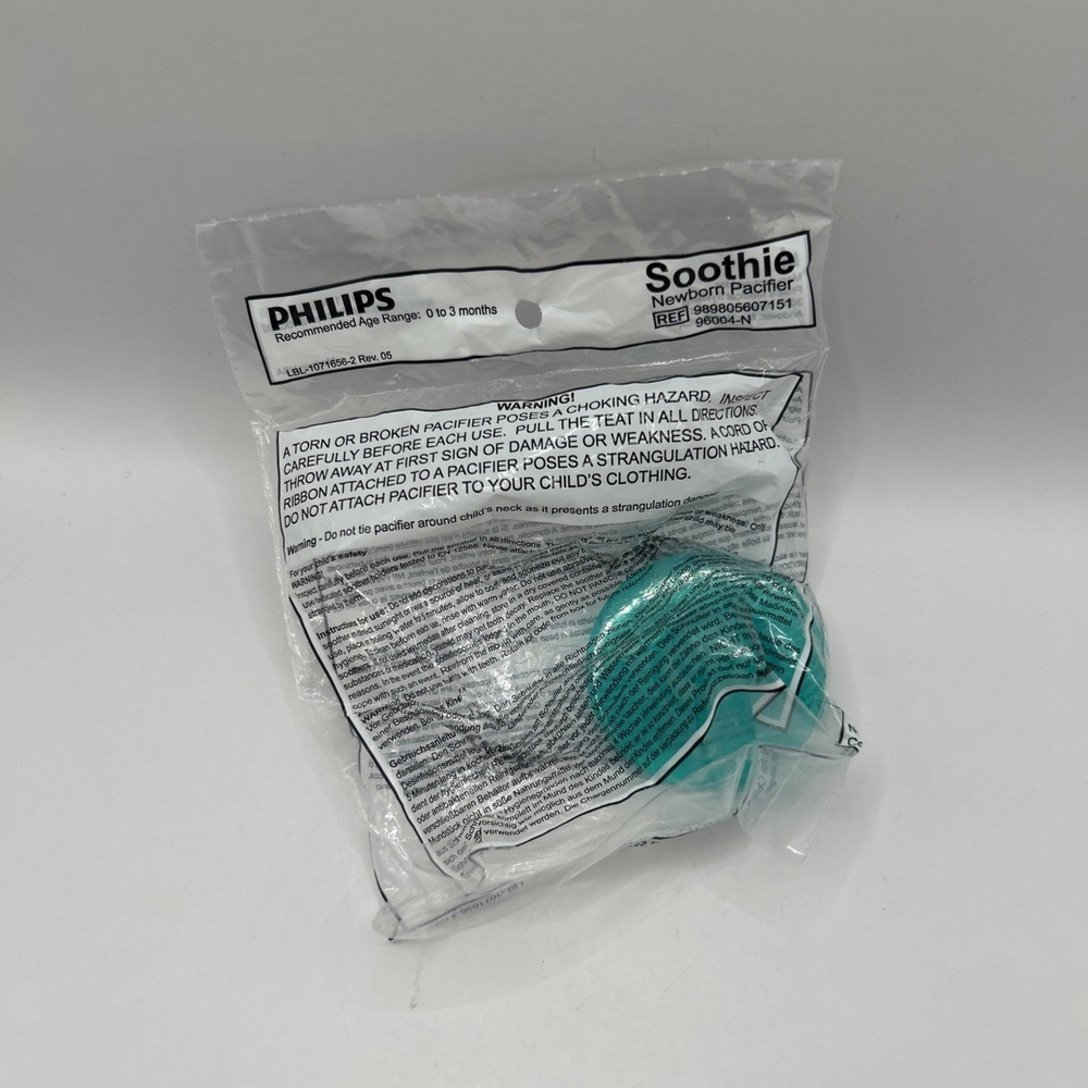 Philips Soothie Newborn Pacifier 0-3 Months Sealed